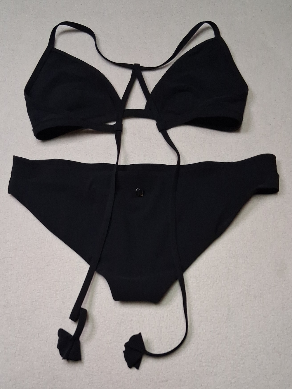 lululemon athletica Black Triangle Bikini Set